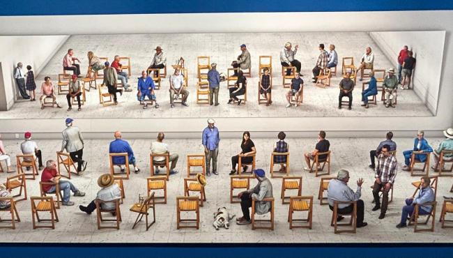 David Hockney : the artist's largest retrospective exhibition at the Fondation Louis Vuitton