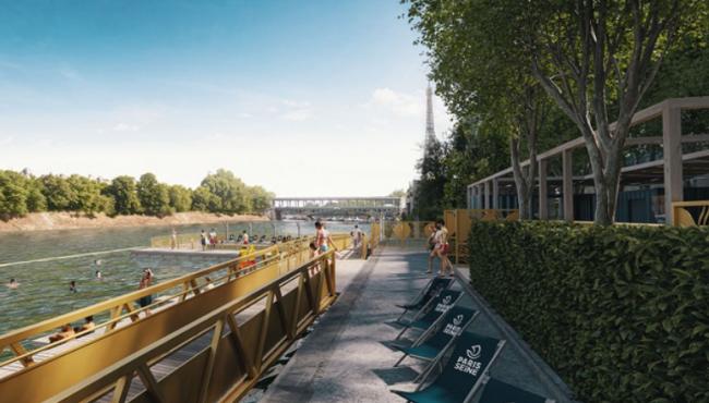 Baignade à Paris cet été